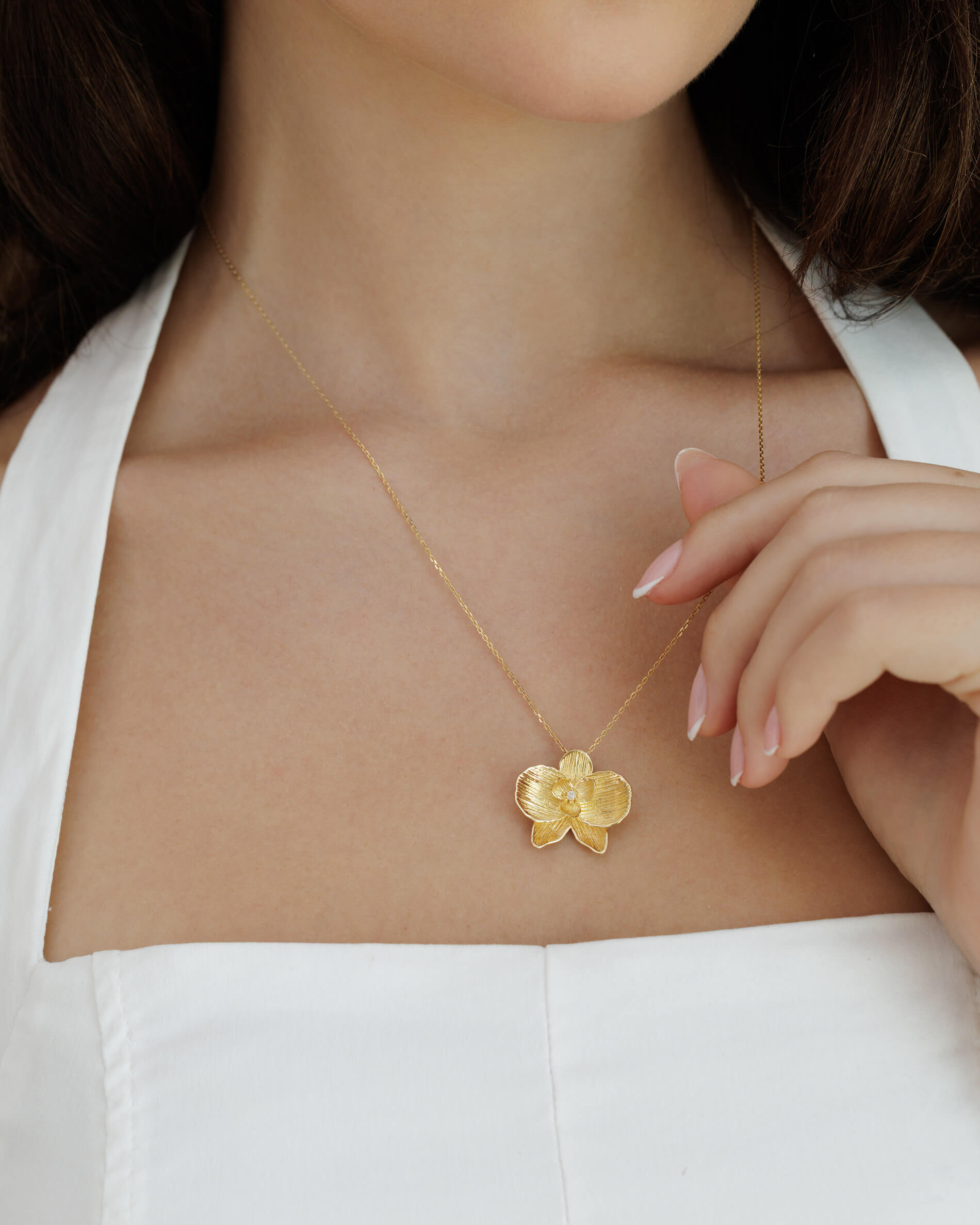 Gold Necklace Large